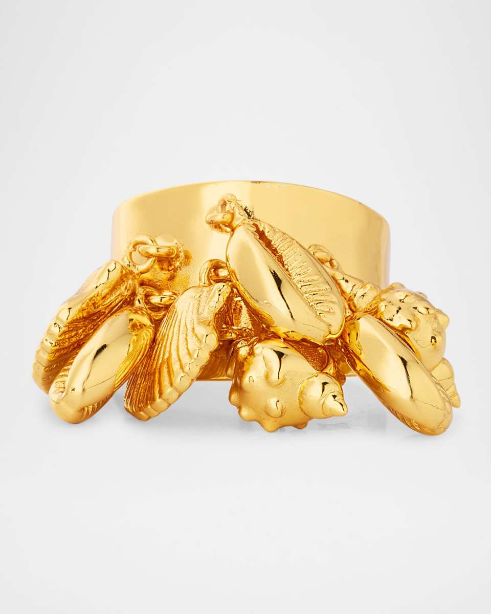 Tiny Shells Charm Ring